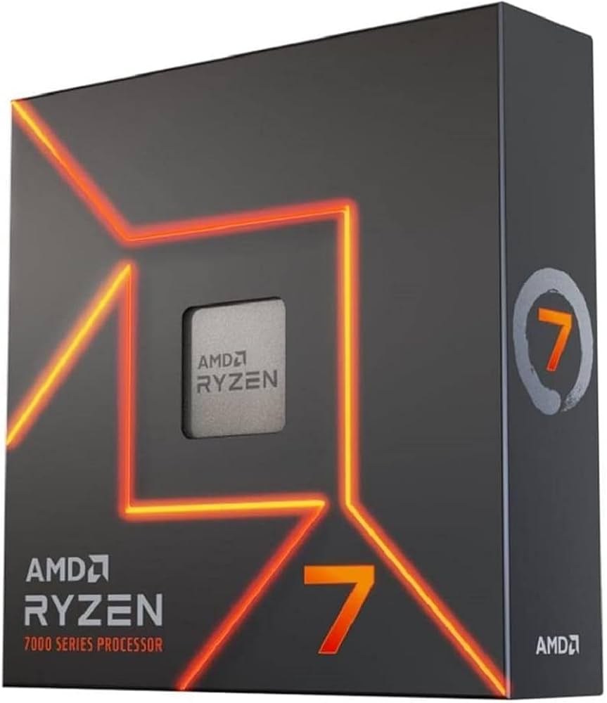 AMD RYZEN 7 7700X 40MB 8çekirdekli O/B UHD AM5 105w Kutulu+Fansız