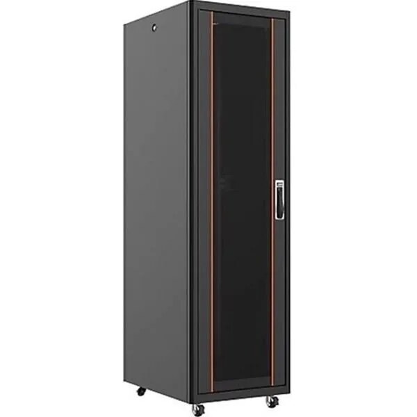 AGER 32U 600x600mm Dikili Tip Siyah Kabinet Vega AG-VB32U6060S1 Cam Kapak
