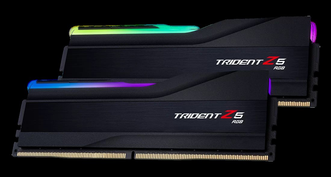 GSKILL 32GB (2X 16GB) DDR5 7600MHZ CL36 DUAL KIT RGB PC RAM TRIDENT Z5 F5-7600J3646G16GX2-TZ5RK