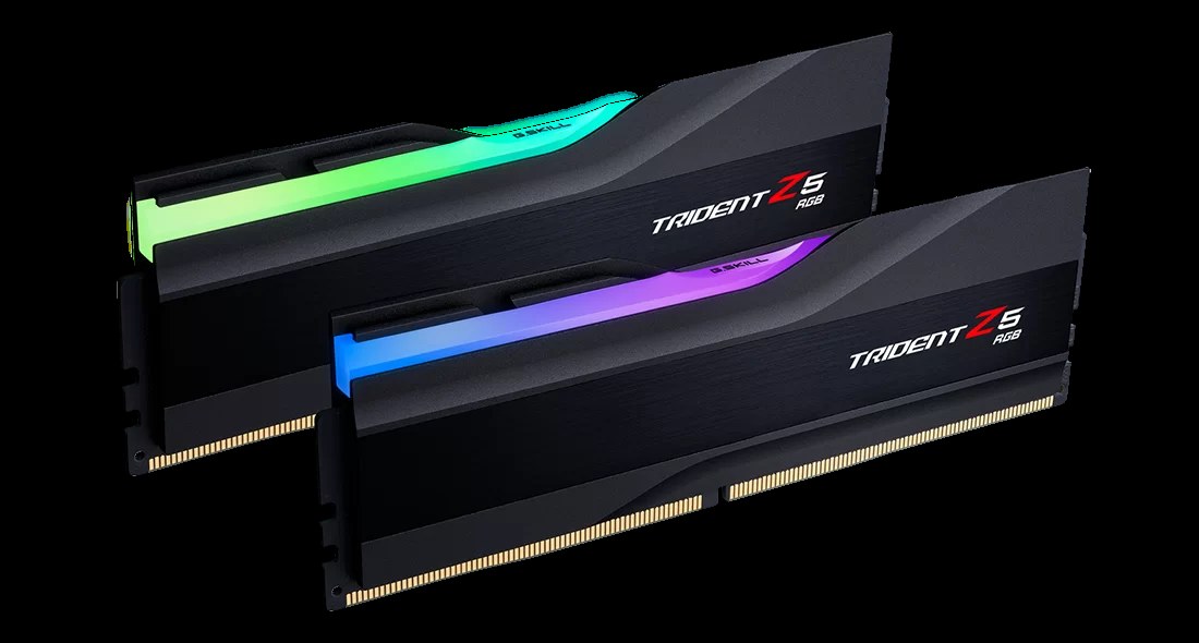 GSKILL 32GB (2X 16GB) DDR5 7600MHZ CL36 DUAL KIT RGB PC RAM TRIDENT Z5 F5-7600J3646G16GX2-TZ5RK