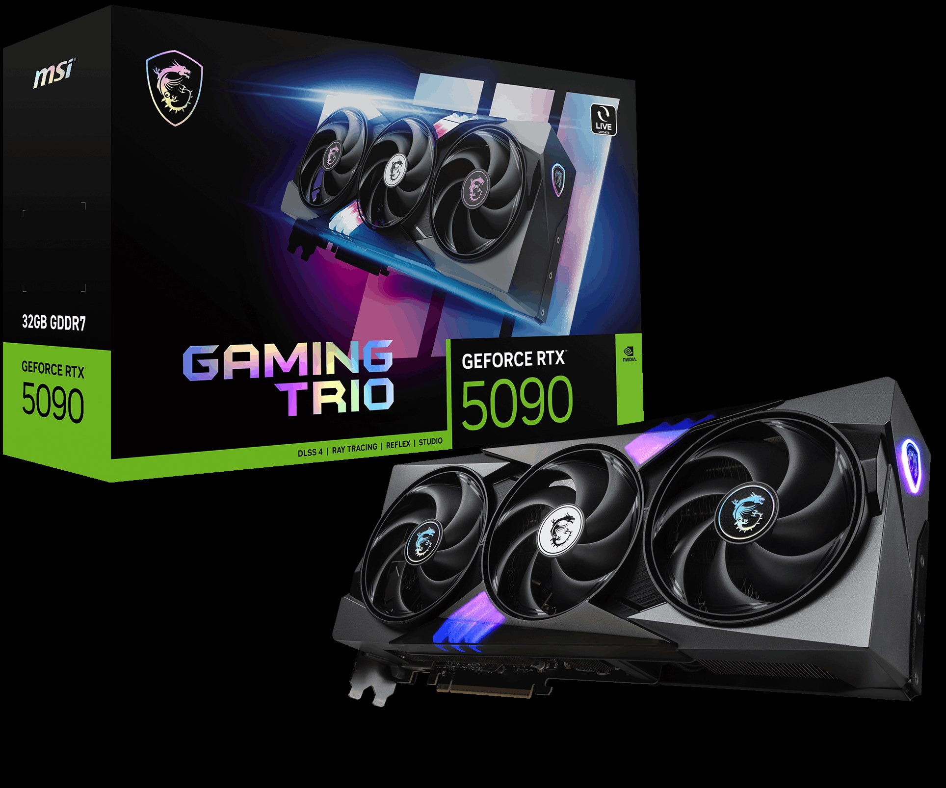 MSI RTX5090 32GB GAMING TRIO 32G GDDR7 512bit HDMI DP PCIe 5.0
