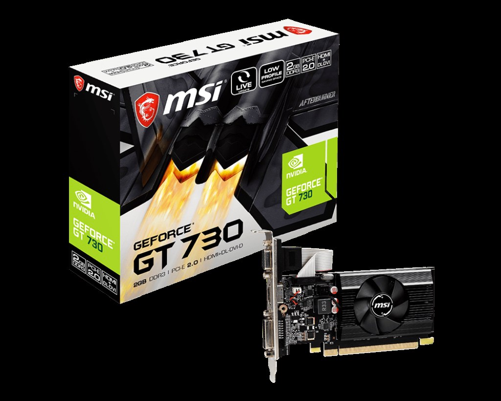 MSI GT730 2GB N730K-2GD3/LP DDR3 64bit HDMI DVI PCIe 16X v2.0
