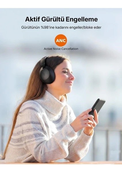 TAOTRONICS TT-BH1119 Aktif Gürültü Engelleyici Kulak Üstü Kulaklık
