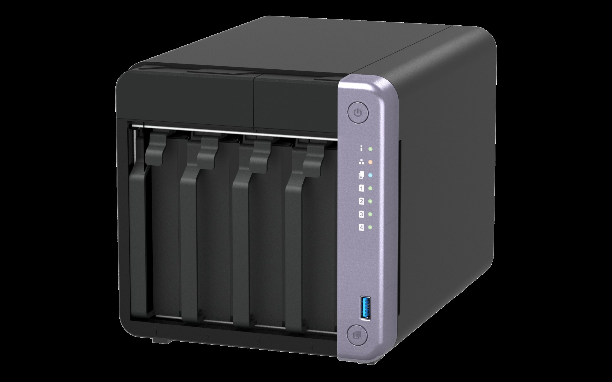 QNAP 4diskli Alpine AL524 QC-4GB RAM-10GbE SFP+ Nas Server TS-432X-4G