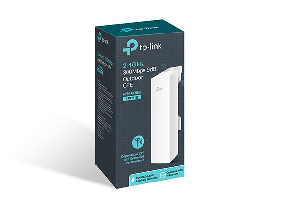 TP-LINK CPE210 9dbi 300mbps 2.4ghz 10+km Harici Access Point