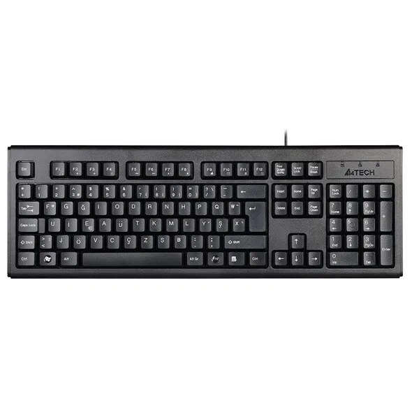 A4TECH KM-720 Kablolu USB F Trk Siyah Klavye