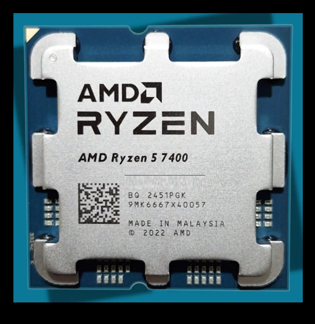AMD RYZEN 5 74000 32MB 6çekirdekli O/B UHD AM5 Kutusuz-Fansız