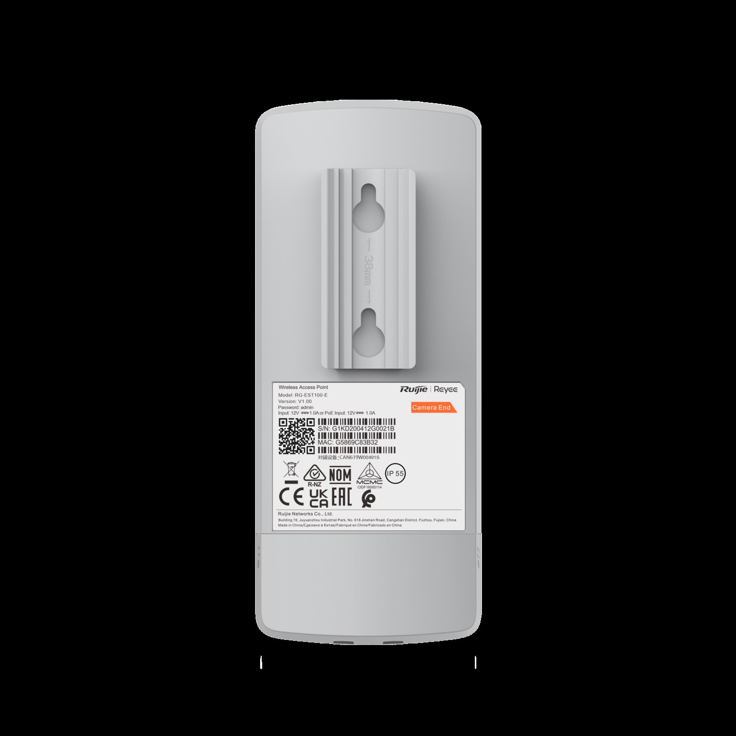 RUIJIE RG-EST100-E 300mbps 2.4ghz 500metreye kadar Harici Access Point 2-li Set