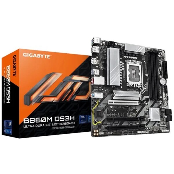 GIGABYTE B860M DS3H DDR5 HDMI DP PCIE 5.0 1851p Matx